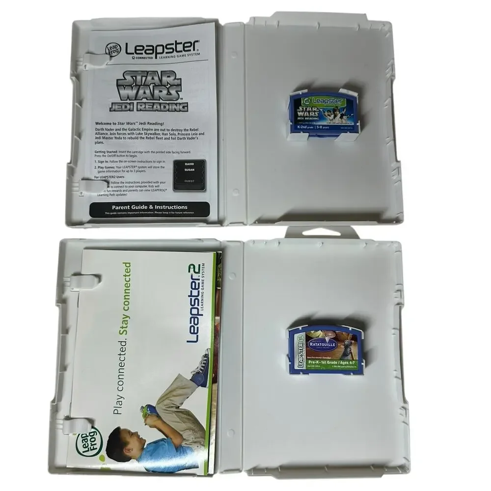 Leapfrog Leapster Lot 11 Assorted Learning Games Star Wars Nemo I Spy Toy Story